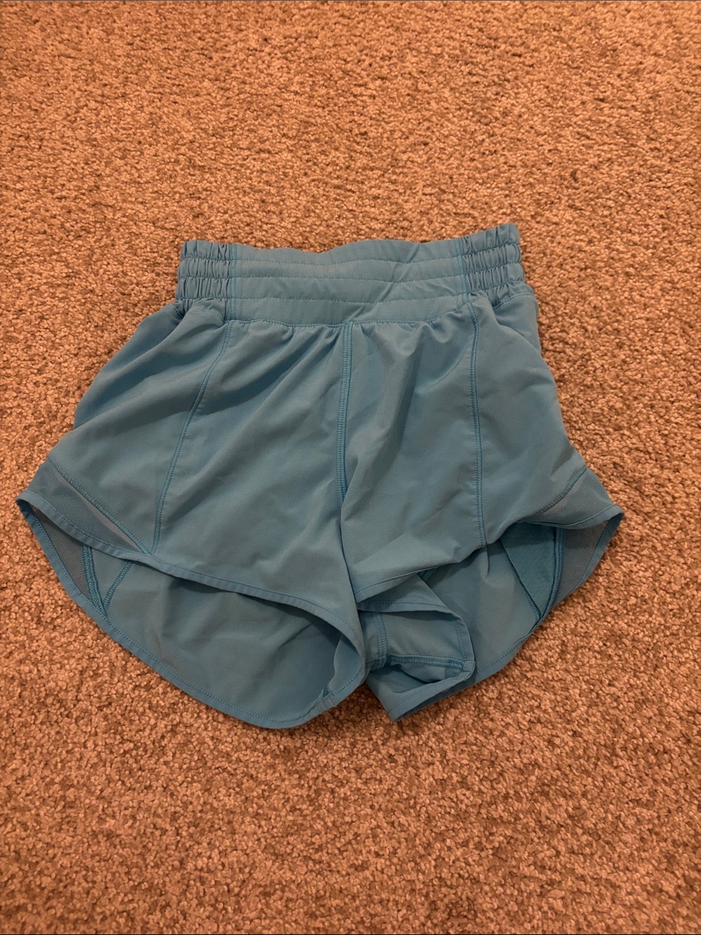 Lululemon Light Blue Women's Athletic Running Shorts